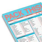 Knock Knock Pack This Pad (pastel versiyon) – Paket listesi ve seyahat aksesuarı, 15,2 x 22,9 cm