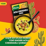 Knorr Acılı Cheddarlı Çorba 4 Kişilik 74g
