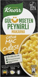 Knorr Çabuk Makarna Mac and Chesee Gülümseten Peynirli, (1 x 212 g)