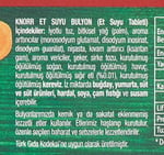 Knorr Et Bulyon 1 Paket 24 Adet (12 Lt, 240 Gr)