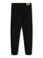 KOBCHICAGO LOOSE WORKER BLK DNM Erkek Çocuk Siyah Jean - 15299283 Siyah 128 Siyah