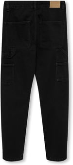 KOBCHICAGO LOOSE WORKER BLK DNM Erkek Çocuk Siyah Jean - 15299283 Siyah 128 Siyah