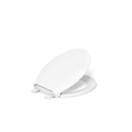 KOHLER 4639-RL-0 Cachet ReadyLatch Quiet Close Yuvarlak Klozet Kapağı, Beyaz