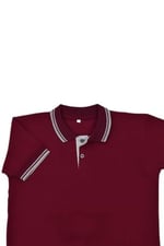 Kolej Polo Yaka Tişört Bordo Ytg BGL-OGRTP-4