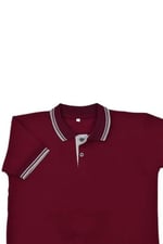 Kolej Polo Yaka Tişört Bordo Ytg BGL-OGRTP-4