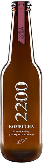 KOMBUCHA 2200 ANANAS-HİBİSKUS 330 ML. 6'LI PAKET (ANANAS-HİBİSKUS 330 ml.)