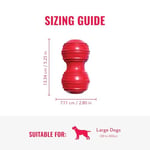Kong Dental Köpekler İçin Çift Ekstra Çiğneme Oyuncak - Kırmızı