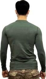 KORDAK Haki Askeri Termal Microfiber Uzun Kol Tişört- Mikrofiber HAKİ XL