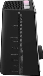 KORG Metronom KDM3, piramit şeklinde dijital metronom, entegre ses ve ritim seçimli metronom, ses çıkışı akort cihazı, siyah