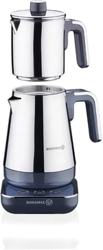 Korkmaz A850-03 Moderna Elekt. Çaydanlık Gri/Krom