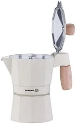Korkmaz Etna 3 Fincan Beyaz Moka Pot 150 ml A5571