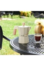 Korkmaz Etna 3 Fincan Beyaz Moka Pot 150 ml A5571