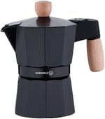 Korkmaz Etna 3 Fincan Siyah Moka Pot 150 ml A5572