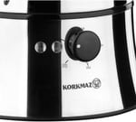 Korkmaz Nosta Inox/Siyah Semaver
