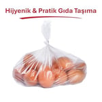 Koroplast Büyük Boy Buzdolabı Poşeti 4 Al 3 Öde Ekonomik Paket, Ekonomik Buzdolabı Poşeti Büyük Boy 80'li Set, BPA İçermez, Sızdırmaz Saklama Torbası, Meyve, Sebze Yemek, Gıda Saklama Torbası (4 x 20)