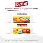 Koroplast Büyük Boy Çöp Poşeti 10'lu 65x80 cm, Sızdırmaz ve Yırtılmaz, Ekonomik Büyük Boy Çöp Torbası, Geri Dönüştürülebilir Atık Torbası, Doğa Dostu, Sürdürülebilir, Güçlü ve Dayanıklı Çöp Poşeti