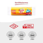 Koroplast Büyük Boy Çöp Poşeti 10'lu 65x80 cm, Sızdırmaz ve Yırtılmaz, Ekonomik Büyük Boy Çöp Torbası, Geri Dönüştürülebilir Atık Torbası, Doğa Dostu, Sürdürülebilir, Güçlü ve Dayanıklı Çöp Poşeti