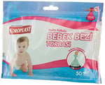 Koroplast Pudra Kokulu Bebe Bezi Torbası 50'li Set, Kokuyu Hapseden Sızdırmaz Kilitli Kirli Bebek Bezi Torbası Poşeti, Islak Kuru Çift Katmanlı Kirli Poşeti, Taşınabilir & Hijyenik Anne Bebek Bakımı