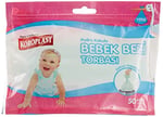 Koroplast Pudra Kokulu Bebe Bezi Torbası 50'li Set, Kokuyu Hapseden Sızdırmaz Kilitli Kirli Bebek Bezi Torbası Poşeti, Islak Kuru Çift Katmanlı Kirli Poşeti, Taşınabilir & Hijyenik Anne Bebek Bakımı