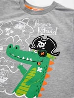 Korsan Timsah Erkek Çocuk T-shirt Şort Takım