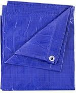 Kotap TRA-1228 İç Mekan/Dış Mekan Çok Amaçlı 5 mil Poli Branda, 3,7 x 8,5 m, Mavi