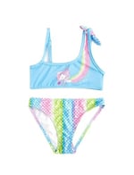 Koton Bikini Takımı Deniz Kızı Baskılı Tek Omuz İnce Askı Detaylı