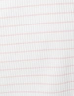 Koton Bisiklet Yaka Kısa Kollu İşlemeli Çizgili Pijama Üstü Pijama Üst Kadın