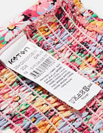 Koton Çiçekli Crop Bluz Askılı Bluz Kız çocuk