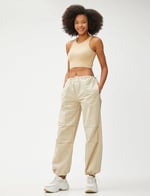 Koton Crop Atlet Fitilli Halter Yaka Kolsuz