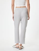 Koton Crop Paça Pantolon Beli Bağlamalı Cepli