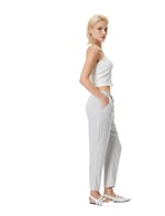 Koton Crop Paça Pantolon Beli Bağlamalı Cepli