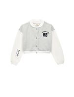 Koton Crop Varsity Jacket - Seçenekler: 6 Yıl, 7 Yıl, 8 Yıl, 9 Yıl, 12 Yıl, 14 Yıl