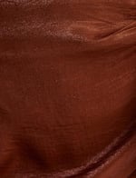 Koton X Şahika Ercümen - Kruvaze Mini Şort Etek Parlak Lyocell Kumaş Slim Fit