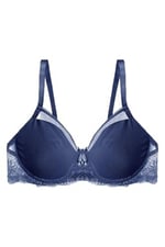 Koza Underwear Kadın Tül Detaylı Dolgusuz Toparlayıcı Minimizer Sütyen