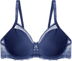 Koza Underwear Kadın Tül Detaylı Dolgusuz Toparlayıcı Minimizer Sütyen
