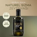 Kozoliv 2025-26 Yeni Sezon Erken Hasat Soğuk Sıkım Zeytinyağı 500 ML Cam Şişe