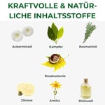 Kräuterhof At Balsamı At Kestanesi Arnica biberiye ve nane yağından elde edilen değerli bitki özlerini soğutur ve canlandırır, 500 ml alüminyum folyo ile mühürlenmiş küvet