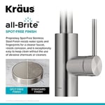Kraus KPF-2620SFS Oletto Mutfak Bataryası, 40 cm, Noktasız Paslanmaz Çelik