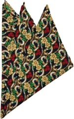 Kravatkolik Çok Renkli Motif Baskılı İpek Mendil SPS357