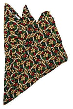 Kravatkolik Çok Renkli Motif Baskılı İpek Mendil SPS259