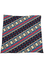 Kravatkolik Çok Renkli Motif Baskılı İpek Mendil SPS151