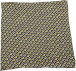 Kravatkolik Gri Motif Baskılı İpek Mendil SPS160