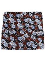 Kravatkolik Kahverengi Motif Baskılı İpek Mendil SPS158