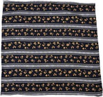 Kravatkolik Lacivert Motif Baskılı İpek Mendil SPS410