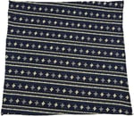 Kravatkolik Lacivert Motif Baskılı İpek Mendil SPS150