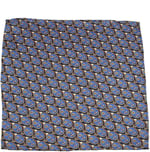Kravatkolik Mavi Motif Baskılı İpek Mendil SPS137