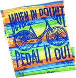 Kravatkolik Pedal it Out Çok Renkli Bandana BND15