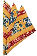 Kravatkolik Sarı Motif Baskılı İpek Mendil SPS205