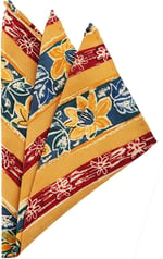 Kravatkolik Sarı Motif Baskılı İpek Mendil SPS205