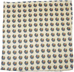 Kravatkolik Sarı Motif Baskılı İpek Mendil SPS289